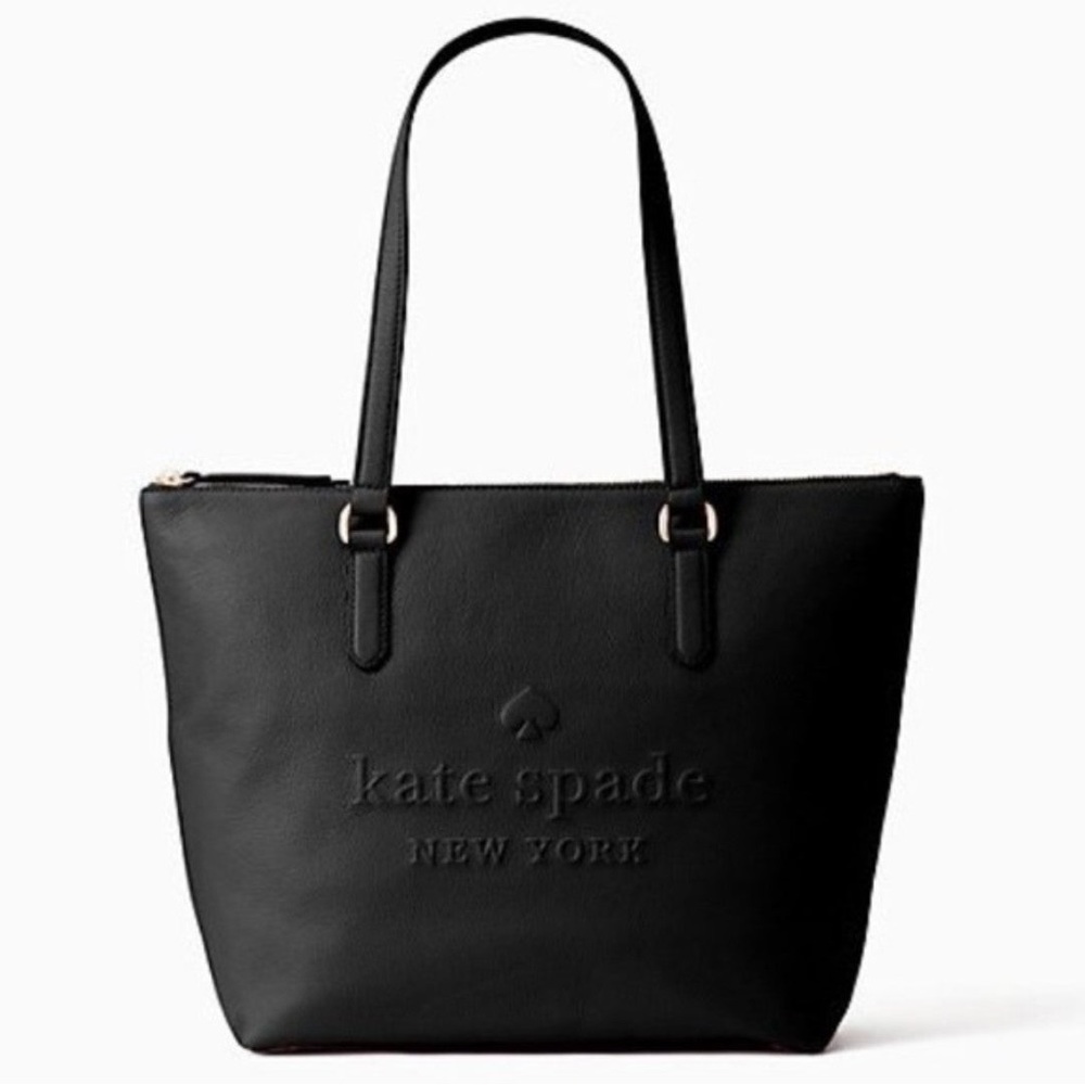 Kate Spade Larchmont Avenue Logo Penny Tote Black